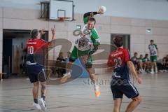 Handball - Bezirksliga - Saison 2026/27 - HC Donau/Paar - TSV Gaimersheim - Haye Jonas grün Gaimersheim  - Schroll Michael HC Donau/Paar  -  Foto: Meyer Jürgen