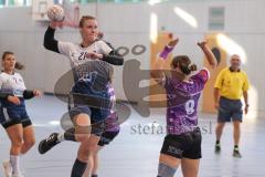 Bezirksoberliga Frauen- Saison 2026/27 - HC Donau/Paar- SpVgg Altenerding - Prem Lena Marie lila Altenerding  - Hübner Melanie weiss HC Donau/Paar - Foto: Meyer Jürgen