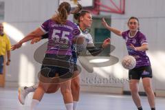 Bezirksoberliga Frauen- Saison 2026/27 - HC Donau/Paar- SpVgg Altenerding - Müller Katharina weiss HC Donau/Paar - Kaiser Verena lila Altenerding  - Foto: Meyer Jürgen