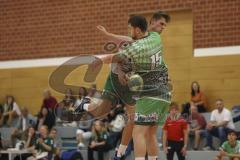 Bezirksliga - Handball - Saison 2023/2024 - TSV Gaimersheim - TSV Schleißheim - Hirschberger Niklas #19 Gaimersheim - Martin Paul #15 Schleißheim - Foto: Meyer Jürgen