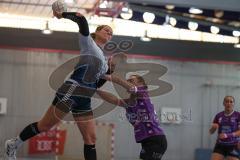 Bezirksoberliga Frauen- Saison 2026/27 - HC Donau/Paar- SpVgg Altenerding - Habold Melanie weiss HC Donau/Paar - Bäumler Denis lila Altenerding  - Foto: Meyer Jürgen