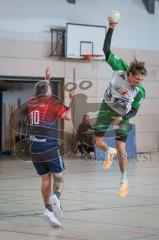 Handball - Bezirksliga - Saison 2026/27 - HC Donau/Paar - TSV Gaimersheim - Haye Jonas grün Gaimersheim  - Schroll Michael HC Donau/Paar  -  Foto: Meyer Jürgen