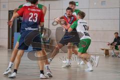 Handball - Bezirksliga - Saison 2026/27 - HC Donau/Paar - TSV Gaimersheim - Schlicht Ulf rot HC Donau/Paar - Oppel Luis grün Gaimersheim -  Foto: Meyer Jürgen