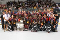 Inline WM - Finale - Deutschland - Kanada - das deutsche Team Vizeweltmeister