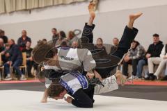 Judo - 2. Bundesliga - Männer - Saison 2024/25 - Judo - ESV Ingolstadt - Rüsselsheim-  - Jonas Holtman schwarz ESV - Nikita Hrek weiss Rüsselsheim - Foto: Meyer Jürgen