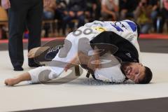 Judo - 2. Bundesliga - Männer - Saison 2024/25 - Judo - ESV Ingolstadt - Rüsselsheim-  - Suleyman Ahmad Ahmadi schwarz ESV  - Miramin Abbaszade weiss Rüsselsheim - Foto: Meyer Jürgen