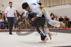 Judo - 2. Bundesliga - Männer - Saison 2024/25 - Judo - ESV Ingolstadt - Rüsselsheim-  - Suleyman Ahmad Ahmadi schwarz ESV  - Miramin Abbaszade weiss Rüsselsheim - Foto: Meyer Jürgen