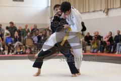 Judo - 2. Bundesliga - Männer - Saison 2024/25 - Judo - ESV Ingolstadt - Rüsselsheim-  - Suleyman Ahmad Ahmadi schwarz ESV  - Miramin Abbaszade weiss Rüsselsheim - Foto: Meyer Jürgen