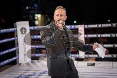 Gladiator Fight Night 2022; Saturn Arena Ingolstadt; Kickboxen, Boxen Turnier; Moderator Markus Ertelt