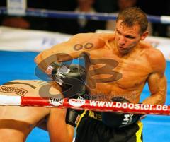 Kickboxen WM Jens Lintow - Alessio Rondelli - Der Italiener war der kompaktere Kämpfer