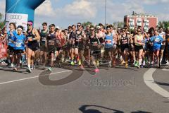 Halbmarathon 2026 - Halbmarathon 2026  - Start - Chris Göltl #3 MTV Ingolstadt - Cornelia Griesche #1 MTV Ingolstadt - Liepold Kristin #13 SC Delphin Ingolstadt - Foto: Meyer Jürgen