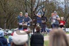 Lifepark Max Ingolstadt - 3. Donaudammlauf - 1. Lauf des Sport IN Laufcups 2023 - Läufer auf der Strecke - Foto: Jürgen Meyer