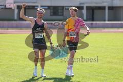 Laufcup 2024 - Donaudammlauf  - 1. Sieger Nr.820 Glockshuber Basti - 2. Sieger Ostermeir Lukas Nr. 637 - Foto: Meyer Jürgen