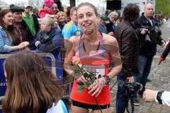 ODLO - Halbmarathon Ingolstadt 2015 - 3.Siegerin Damen Monika Heiß (LG Regensburg, 1:18:05) - Foto: Jürgen Meyer