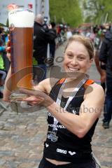 ODLO - Halbmarathon Ingolstadt 2015 - 1.Siegerin Damen Kristin Möller SC Delphin Ingolstadt  mit 1:16:44 - Foto: Jürgen Meyer