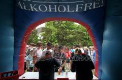 Halbmarathon Ingolstadt 2011 - Bierausschank - alkoholfrei