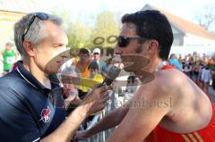 Halbmarathon 2012 Ingolstadt Foto: Jürgen Meyer
Sieger beim Halbmarathon 2012 Christian Dirscherl im Interview