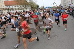 Halbmarathon in Ingolstadt 2013 - Start Masse