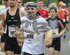 Halbmarathon Ingolstadt 2011 - Klaus als Popeye