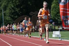 Lauf Cup - Ilmtallauf Geisenfeld 2014 - vom Start vorneweg Benjamin Ziegaus