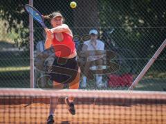Tennis - Nordbräu Cup - Finale  - Frauen - 2026 - Nordbräu Cup 2026 - Finale - Frauen - Graber Nadine - TC Aschheim in Pink - Grigorieva Darja - TK Bietigheim in dunkler Hose - Foto: Meyer Jürgen
