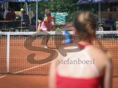 Tennis - Nordbräu Cup - Finale  - Frauen - 2026 - Nordbräu Cup 2026 - Finale - Frauen - Graber Nadine - TC Aschheim in Pink - Grigorieva Darja - TK Bietigheim in dunkler Hose - Foto: Meyer Jürgen