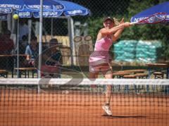 Tennis - Nordbräu Cup - Finale  - Frauen - 2026 - Nordbräu Cup 2026 - Finale - Frauen - Graber Nadine - TC Aschheim in Pink - Grigorieva Darja - TK Bietigheim in dunkler Hose - Foto: Meyer Jürgen
