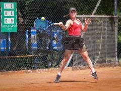 Tennis - Nordbräu Cup - Finale  - Frauen - 2026 - Nordbräu Cup 2026 - Finale - Frauen - Graber Nadine - TC Aschheim in Pink - Grigorieva Darja - TK Bietigheim in dunkler Hose - Foto: Meyer Jürgen
