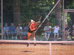 Tennis - Nordbräu Cup - Finale  - Frauen - 2026 - Nordbräu Cup 2026 - Finale - Frauen - Graber Nadine - TC Aschheim in Pink - Grigorieva Darja - TK Bietigheim in dunkler Hose - Foto: Meyer Jürgen