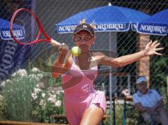 Tennis - Nordbräu Cup - Finale  - Frauen - 2026 - Nordbräu Cup 2026 - Finale - Frauen - Graber Nadine - TC Aschheim in Pink - Grigorieva Darja - TK Bietigheim in dunkler Hose - Foto: Meyer Jürgen