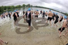 Triathlon Ingolstadt 2012 - Start Schwimmen