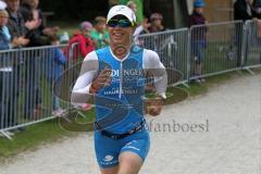 Triathlon Ingolstadt 2014 - Baggersee - Siegerin Damen Olympische Disziplin, Sonja Tajsich