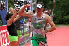 Triathlon Ingolstadt 2014 - Baggersee - Zieleinlauf Impressionen