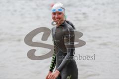 Triathlon Ingolstadt 2014 - Baggersee - Maria Paulig vor dem Start