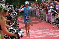 Triathlon Ingolstadt 2014 - Baggersee - Siegerin Damen Olympische Disziplin, Sonja Tajsich