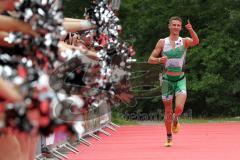 Triathlon Ingolstadt 2014 - Baggersee - Sebastian Glockshuber wird Dritter Olympische Disziplin