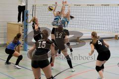 MTV Damen Volleyball - SV Germering - Franziska Fronzke (11) -  Carola Westendorf (10) - Foto: Jürgen Meyer