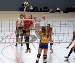 Damen Volleyball MTV Ingolstadt - ESV Ingolstadt - MTV E. Schuller  schmettert erfolgreich