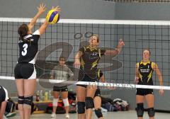 Damen Volleyball - MTV Ingolstadt - SW München - S. Schuster macht einen Punkt