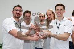 Audi Autonomous Driving Cup 2016 - Finale - Spezialsieger und 2. Platz Team KACADU des Forschungszentrums Informatik Karlsruhe. Sonderpreise für den besten wissenschaftlichen Vortrag und die beste Kür